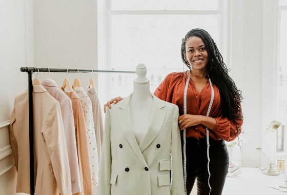 Trendy long-sleeved bodysuits and blazers that look great together