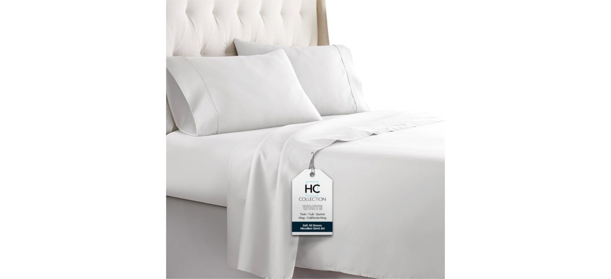 HC Collection 1800 Series Bedding Sheets &amp; Pillowcases
