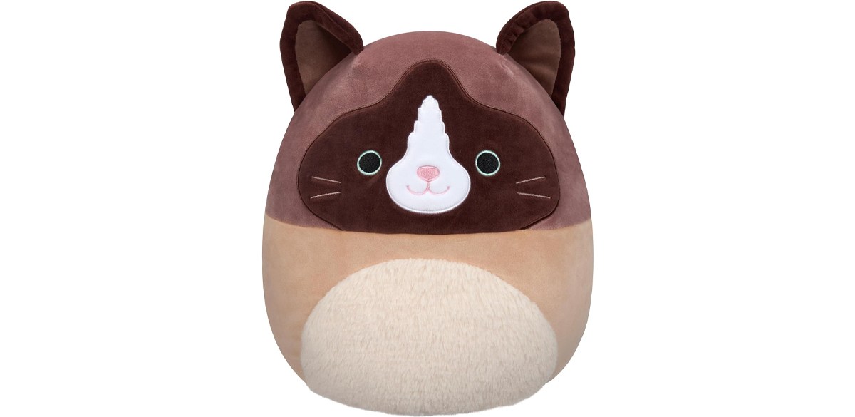 Squishmallows Original 16-Inch Woodward Snowshoe Cat with Fuzzy Belly Squishmallows Original 16-Inch Woodward Snowshoe Cat with Fuzzy Belly