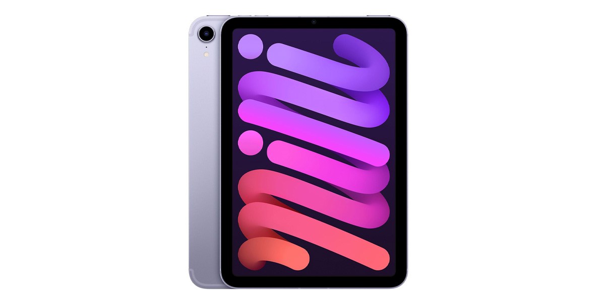 Apple iPad Mini (6th Generation) on white background