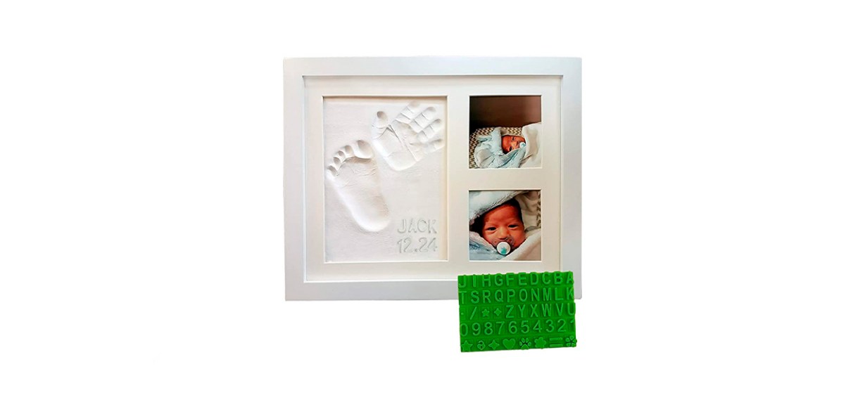Baby Mushroom Baby Handprint and Footprint Keepsake Photo Frame Kit Baby Mushroom Baby Handprint and Footprint Keepsake Photo Frame Kit
