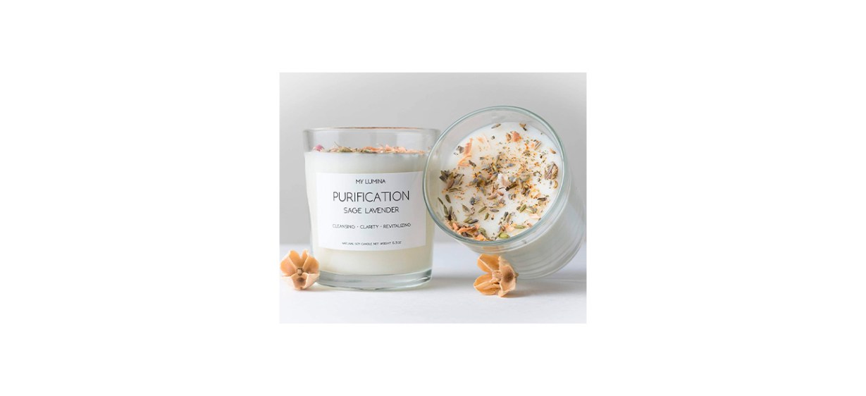 Best My Lumina Purification Sage Lavender Candle Best My Lumina Purification Sage Lavender Candle