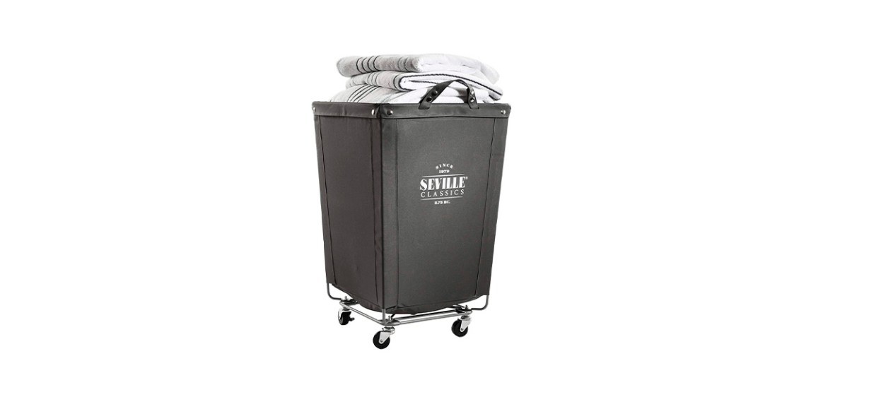 Best Seville Classics Commercial Laundry Hamper with Wheels