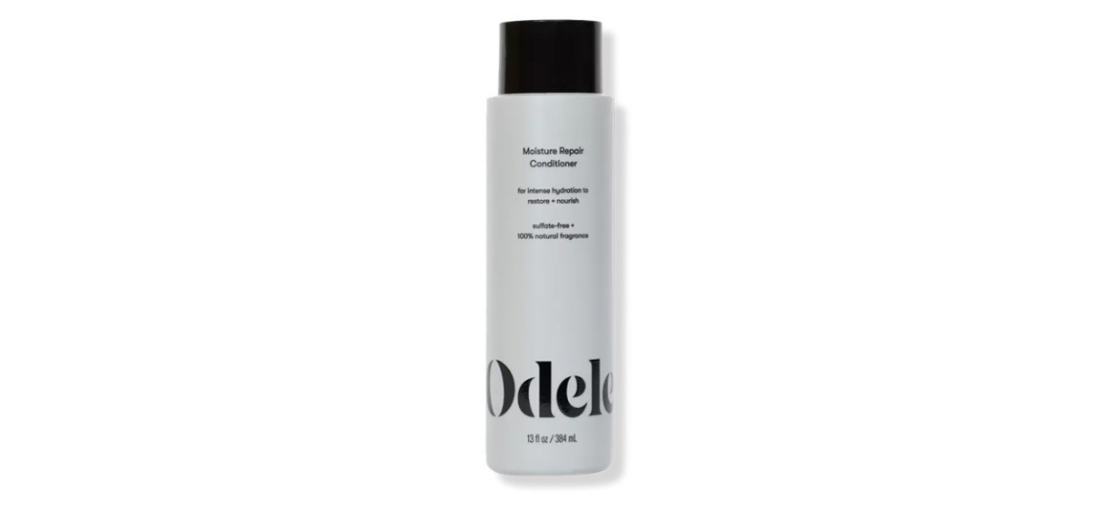 Black and white bottle of Odele Moisture Repair Conditioner