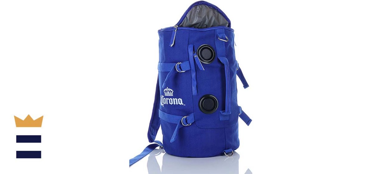 Corona Insulated Cooler Backpack with Built-in Bluetooth Speakers