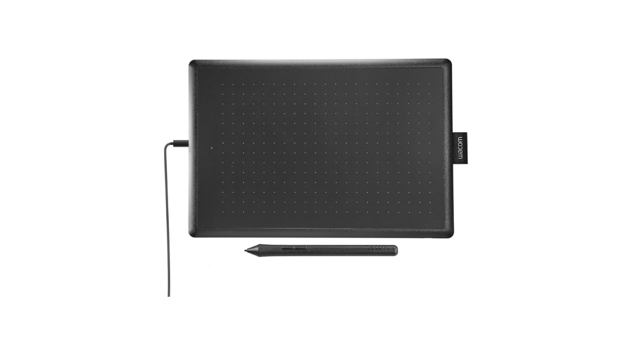 One by Wacom Medium Graphics Drawing Tablet, Portable and Versatile for Students & Creators One by Wacom Medium Graphics Drawing Tablet, Portable and Versatile for Students & Creators