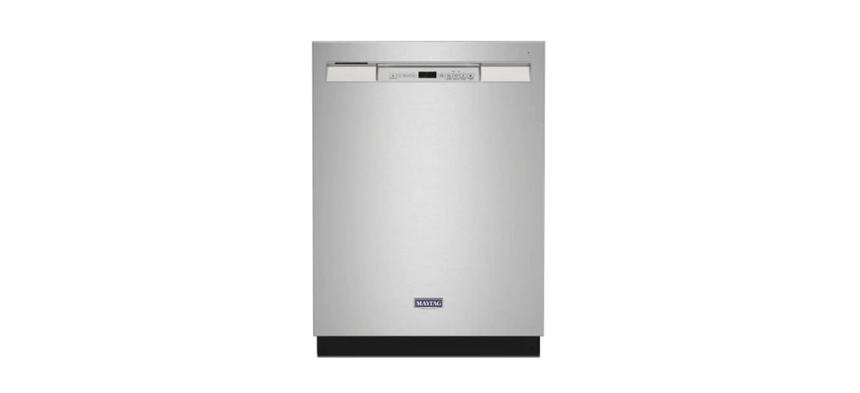 Maytag 24-Inch fingerprint-Resistant Stainless Steel Front Control Tall Tub Dishwasher