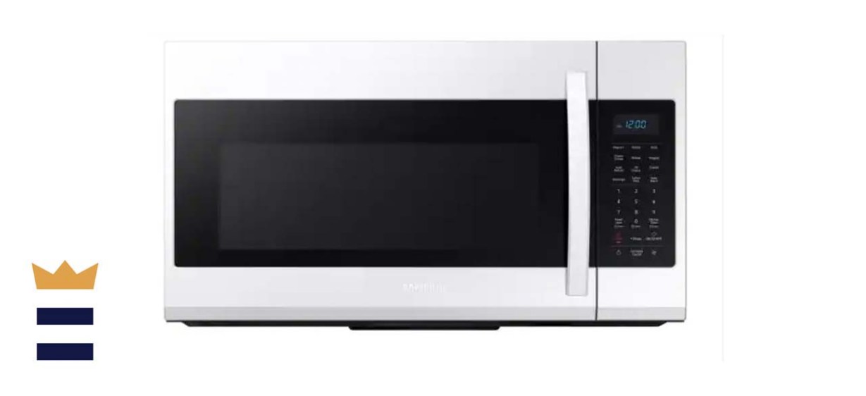 Samsung White Over-the-Range Microwave