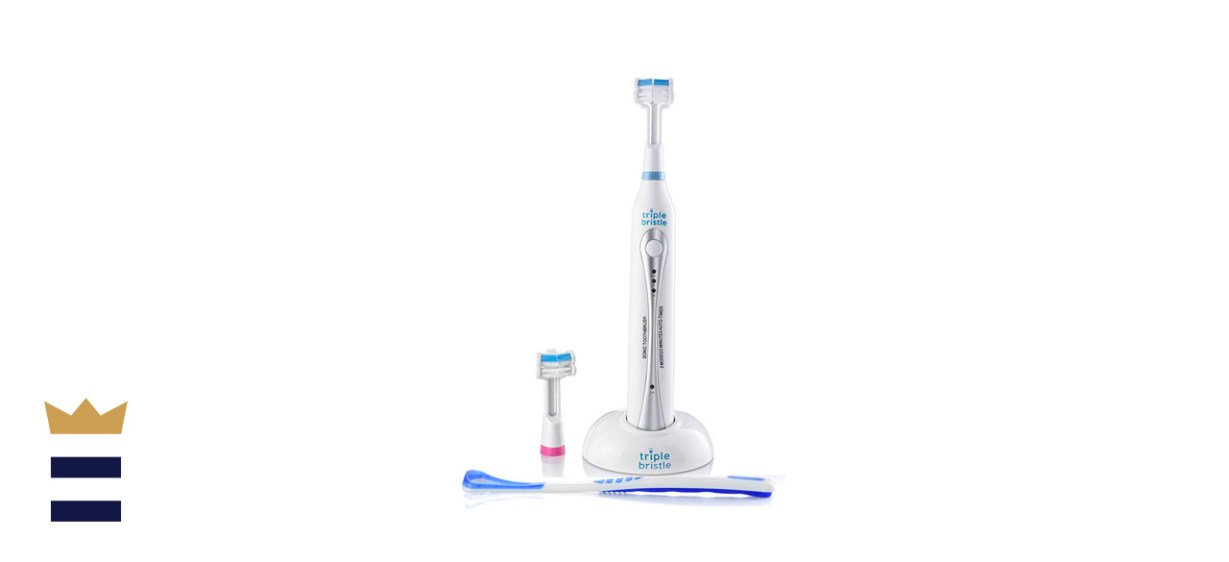 Triple Bristle Sonic Electric Toothbrush