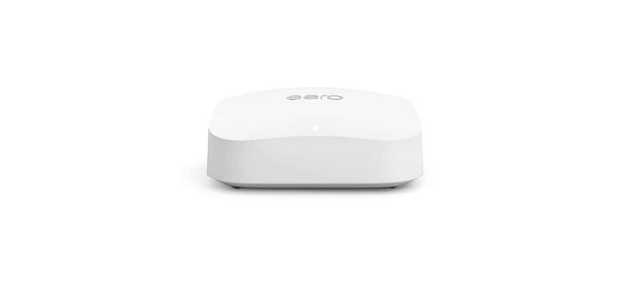 White mesh Wi-Fi router