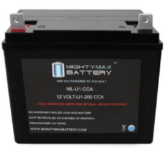 Mighty Max Battery 12-Volt 200 CCA Rechargeable Battery