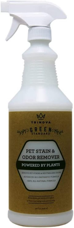 TriNova Natural Pet Stain and Odor Remover Eliminator, 32 oz.