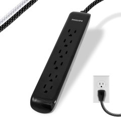 Philips 6 Outlet Surge Protector Power Strip