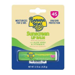 Banana Boat Sunscreen Lip Balm Broad Spectrum SPF 45