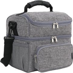 FlowFly Double Layer Cooler Insulated Lunch Bag