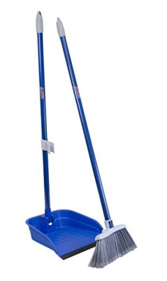 Quickie Stand & Store Lobby Broom & Dustpan