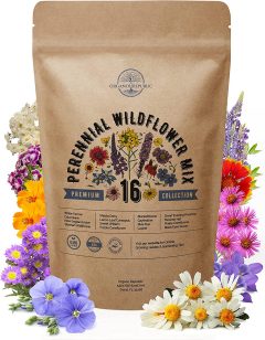 Organo Republic 16 Perennial Wildflower Seeds Mix