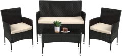 FDW 4-Piece Patio Furniture Set