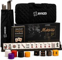 RYKZO American Mahjong Set with Shufflers and Scorebook