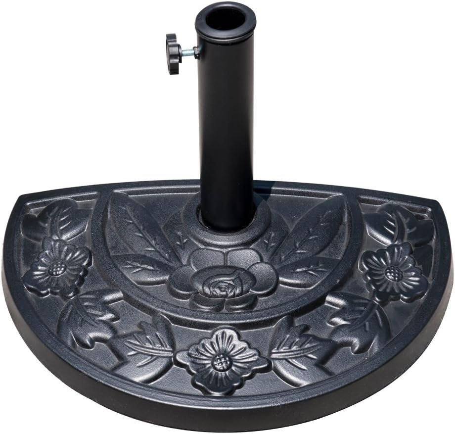 Sundale Outdoor 20-Pound Half-Round Resin Umbrella Base
