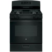 GE Black 4.8 cu. ft. Freestanding Gas Range