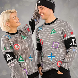 Numskull Unisex Official Playstation Symbols Sweater