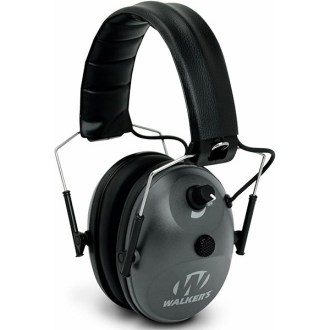 Walker's Single Mic Compact Folding Sound-Enhancing Hunting Gun Range Shooting Hearing Protection