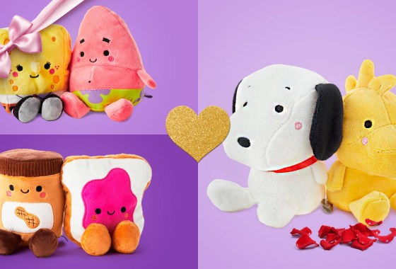 These ‘Better Together’ plush pairs are perfect Valentine’s gifts
