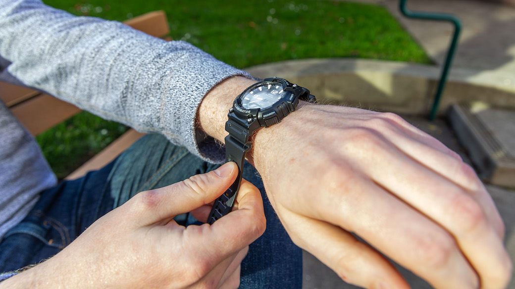 solar powered watch with gps
