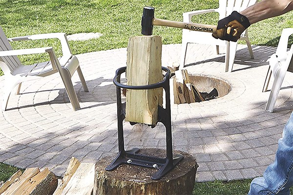 Heavy-Duty Firewood Splitter Fireplace Tool Log Splitter Kindling Splitter  or Kindling Cracker Safe Wood Splitter