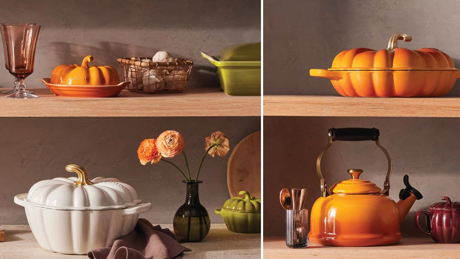 Le Creuset's coveted pumpkin cookware line is back for fall