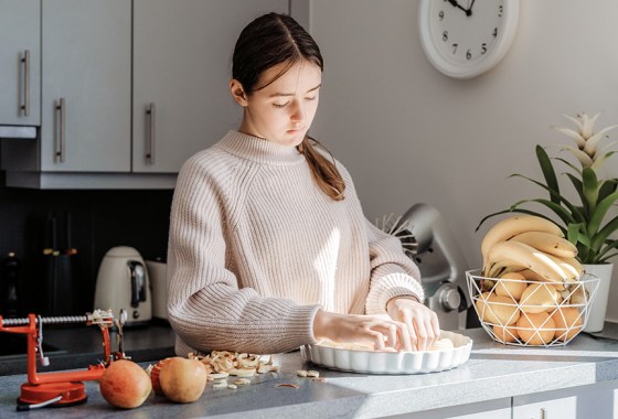 Everything you need to make an apple pie
