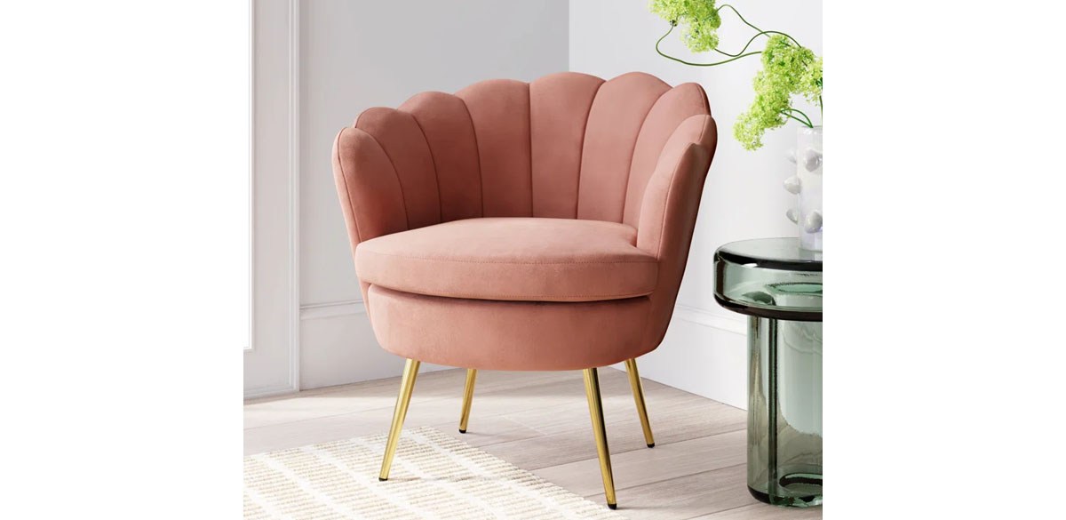 Etta Avenue Hendrix Velvet Accent Chair