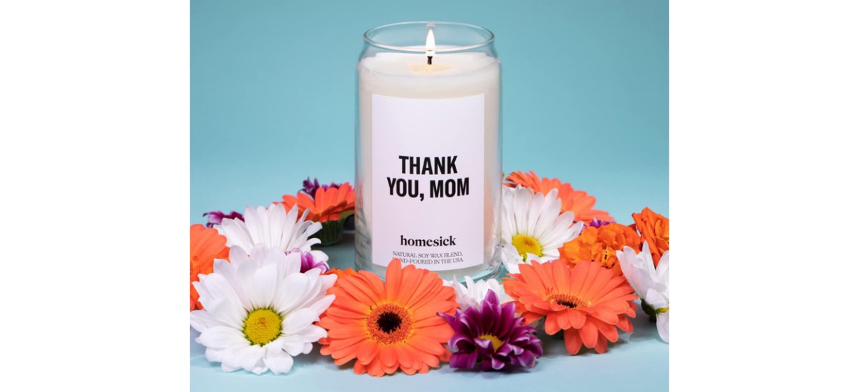 Homesick Premium Scented Candle, Thank You, Mom