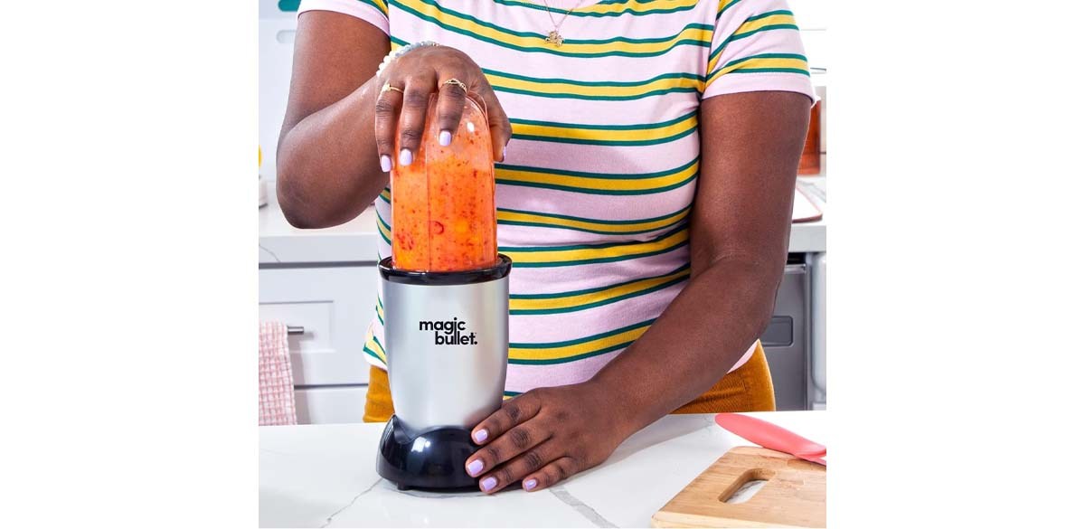 Magic Bullet Blender, Small, Silver, 11 Piece Set