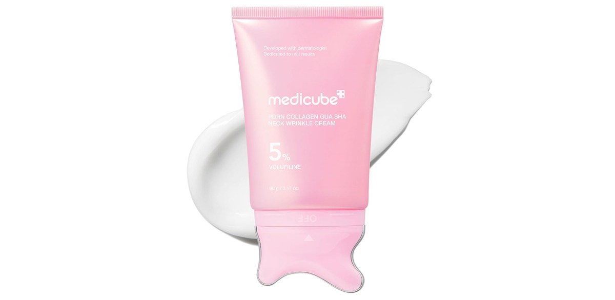 medicube PDRN Collagen Gua Sha Neck Wrinkle Cream