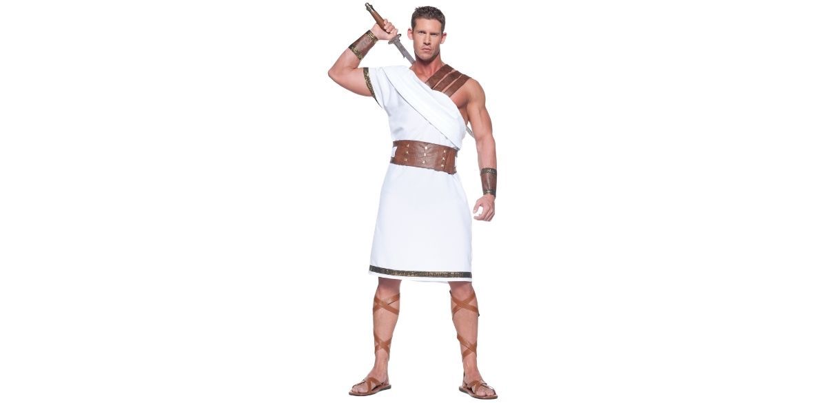 Plus Size Greek Warrior Costume