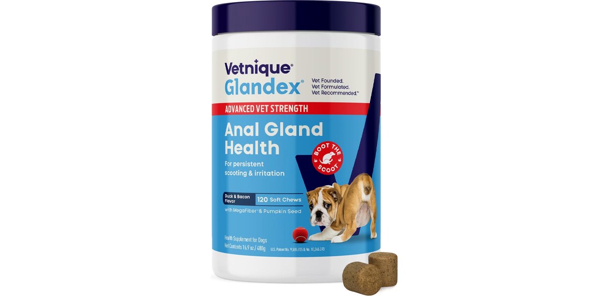 Vetnique Labs Glandex Supplement for Dogs, 120 count