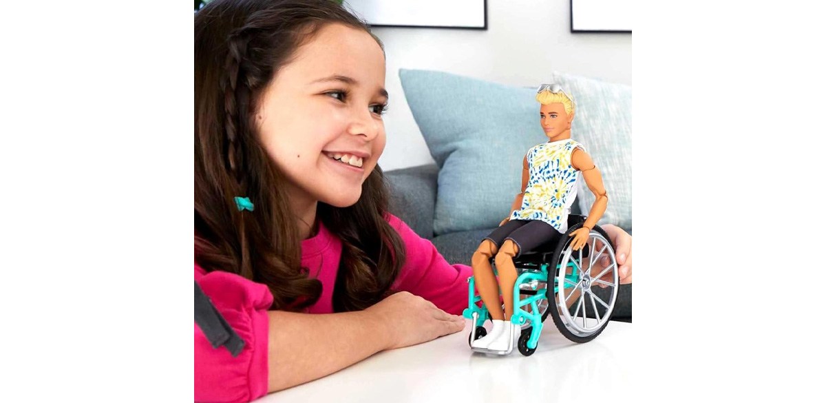 Barbie Ken Fashionistas Doll #167 with Wheelchair &amp; Ramp