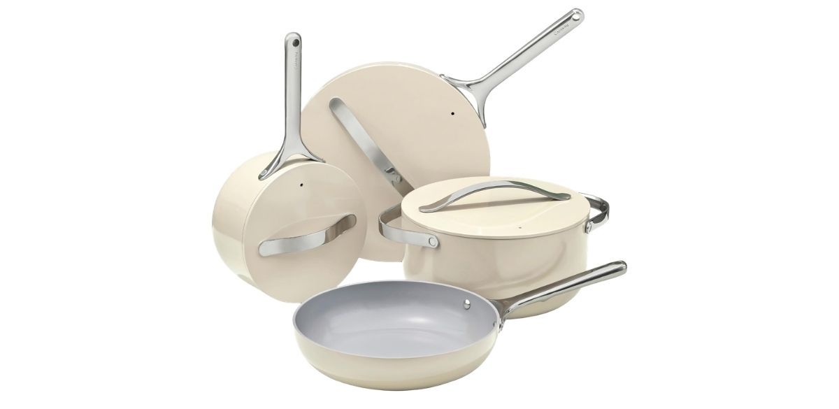 Caraway 12-Piece Non-Stick Ceramic Cookware Set