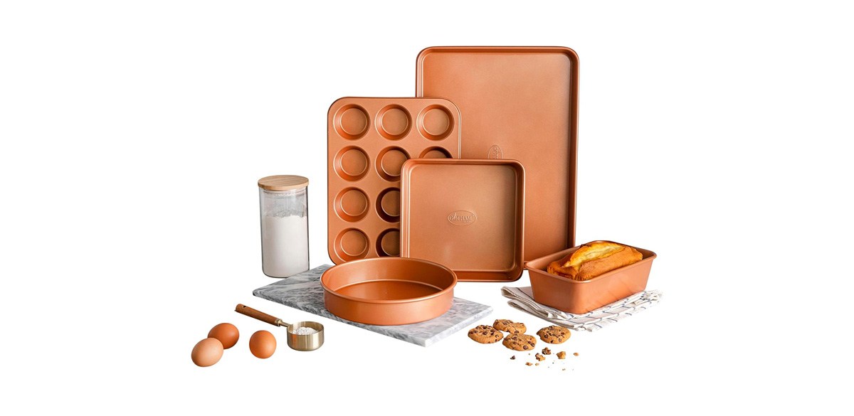 Gotham Steel Non Stick Ceramic Bakeware Set