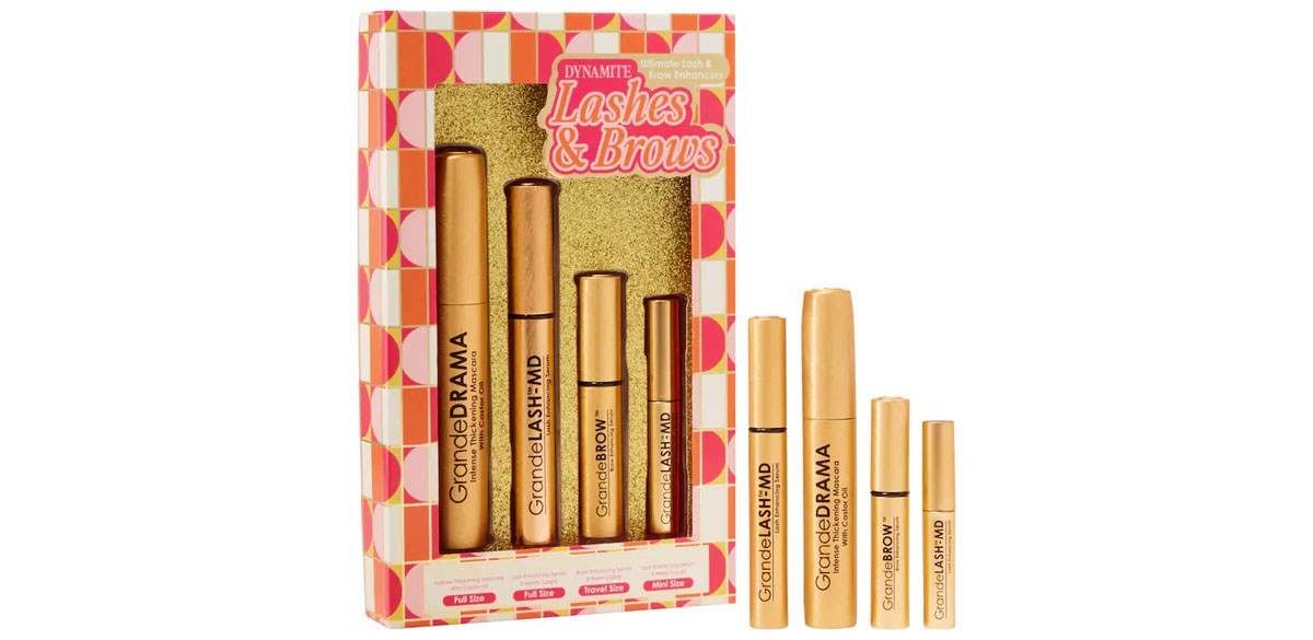 Grande Cosmetics Dynamite Lashes &amp; Brows Holiday Gift Set