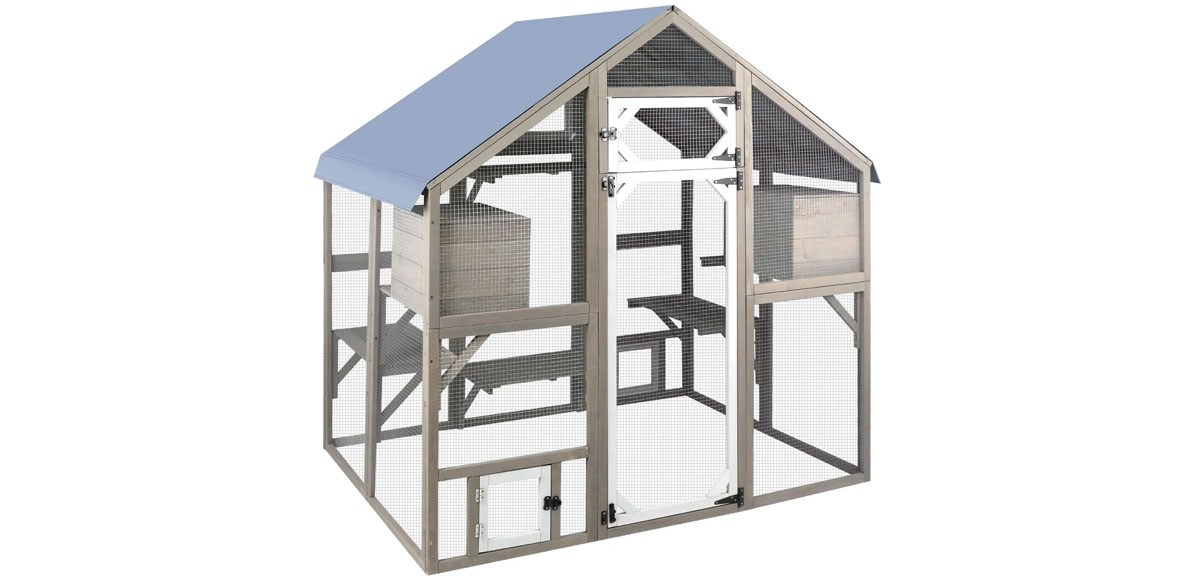 PETSCOSSET Cat Catio Outdoor Enclosure
