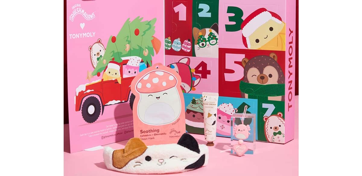 TONYMOLY x Squishmallows Seven-Day Advent Calendar