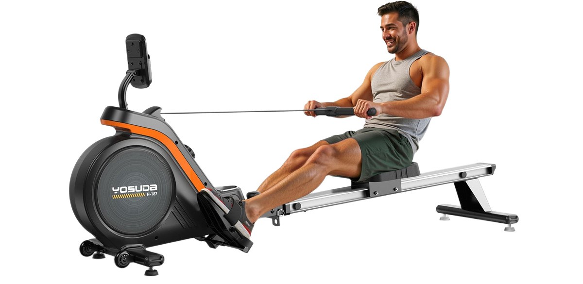 YOSUDA Magnetic Water Rowing Machine