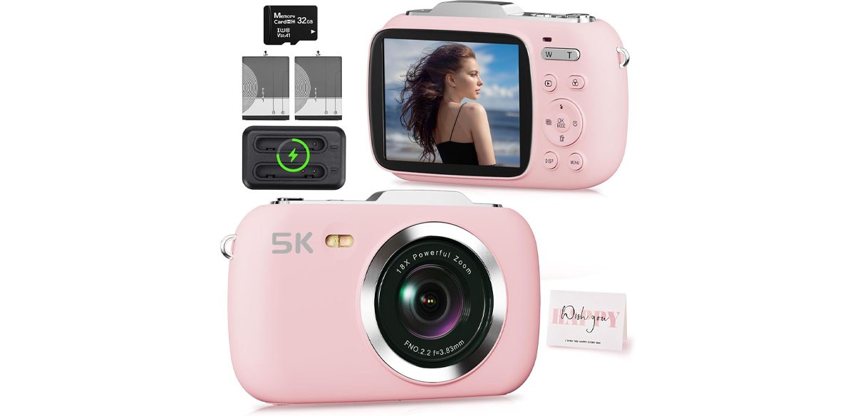 Camcordy Digital Camera, 5K