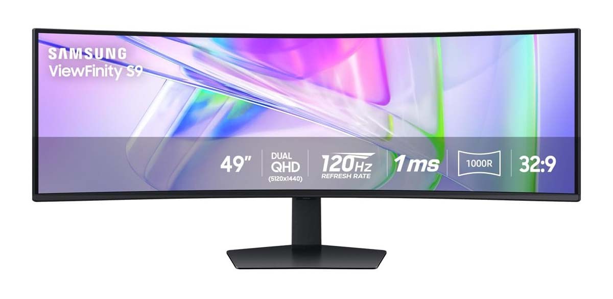 Samsung 49” Business Curved Ultrawide Dual QHD Computer Monitor