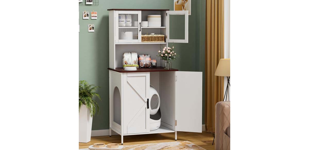PAKASEPT Cat Litter Box Enclosure