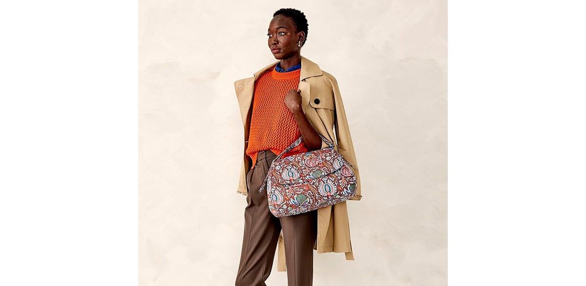 Vera Bradley Premium Cotton Rothvale Shoulder Bag