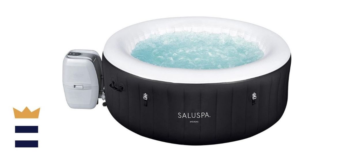 ​​Bestway SaluSpa Miami Inflatable Hot Tub, 4-Person AirJet Spa